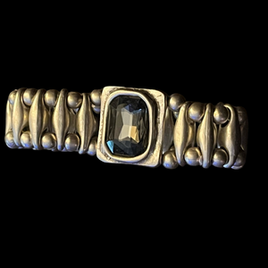 Seraglio stretch glass smoky gemstone nickel free made in Turkey